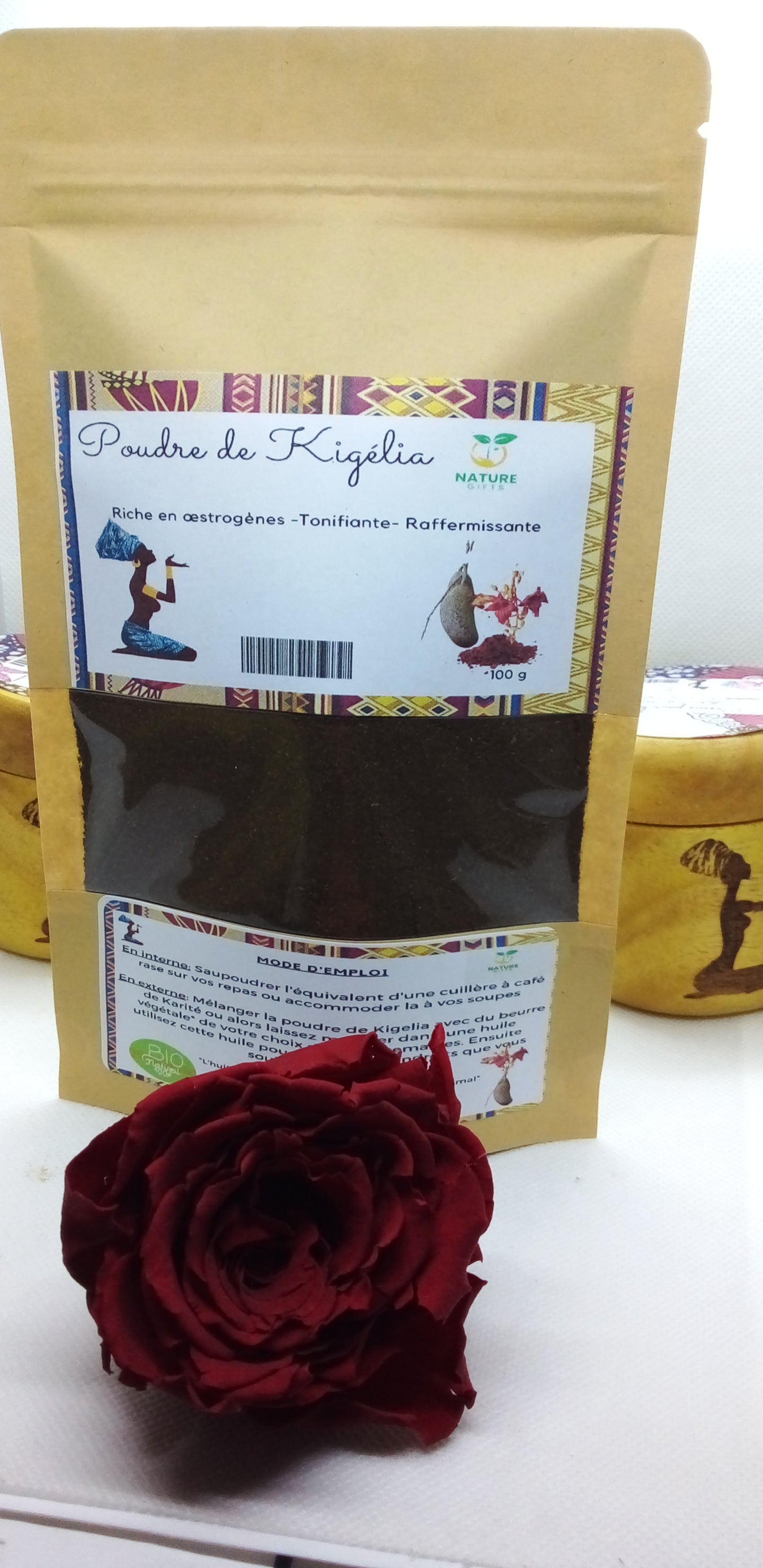 Poudre de kigelia africana