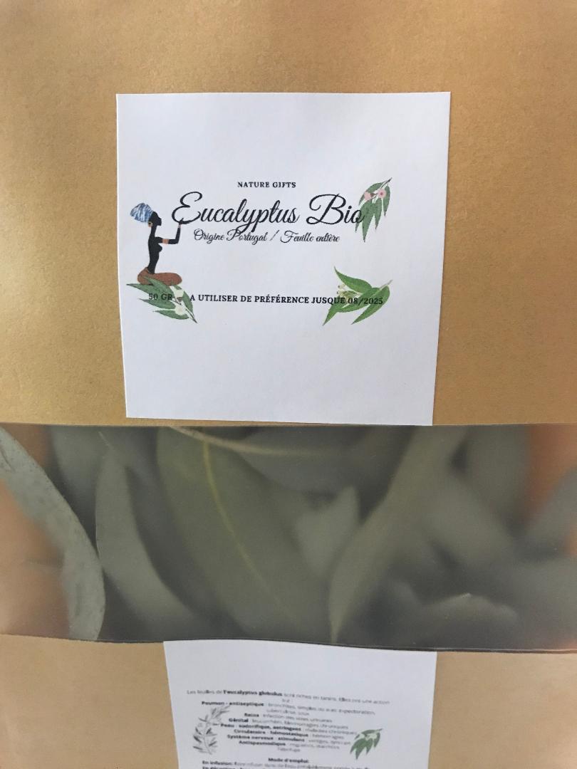 Feuilles entières d' eucalyptus bio