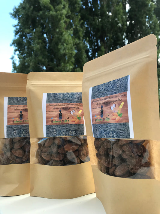 Amandes caramélisées au gingembre/ Arome coco