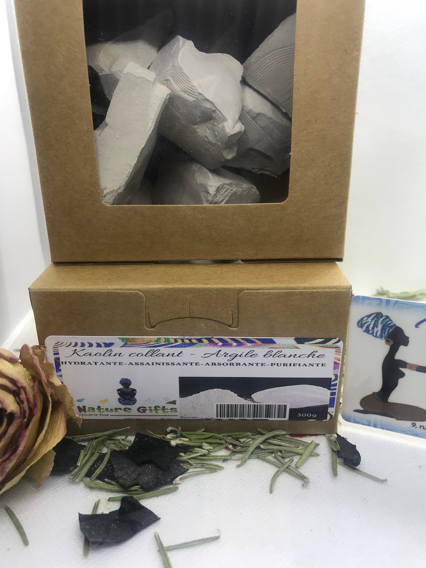 Kaolin collant nature du Cameroun encore appelé Argile blanche