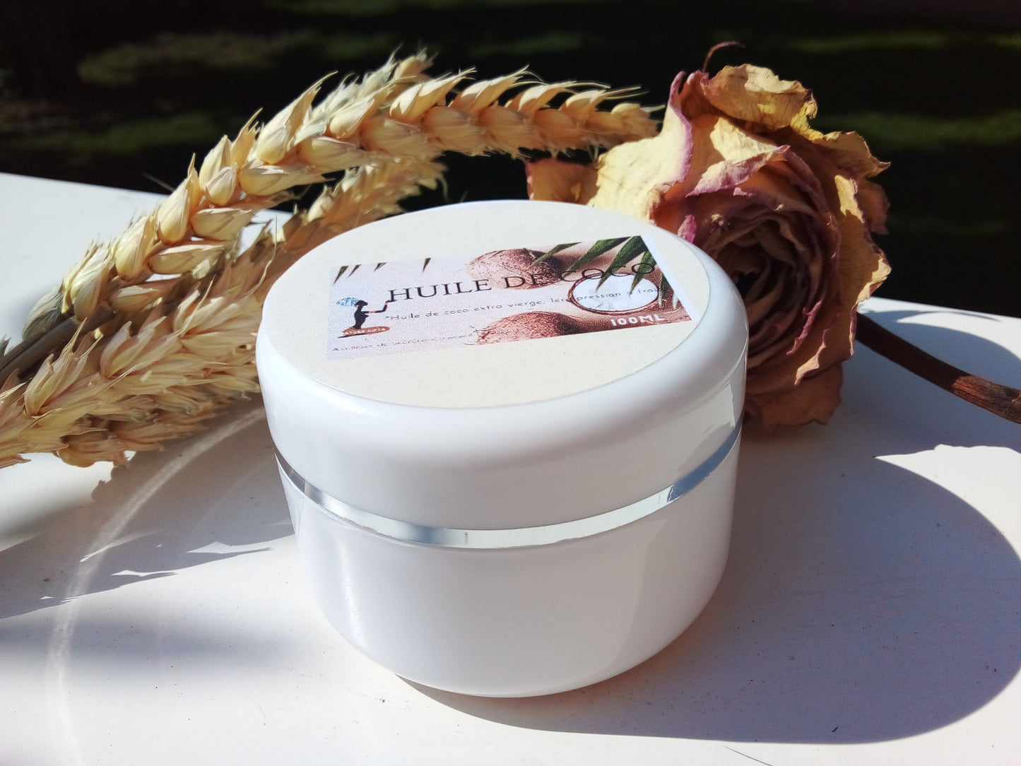 Huile de coco brut