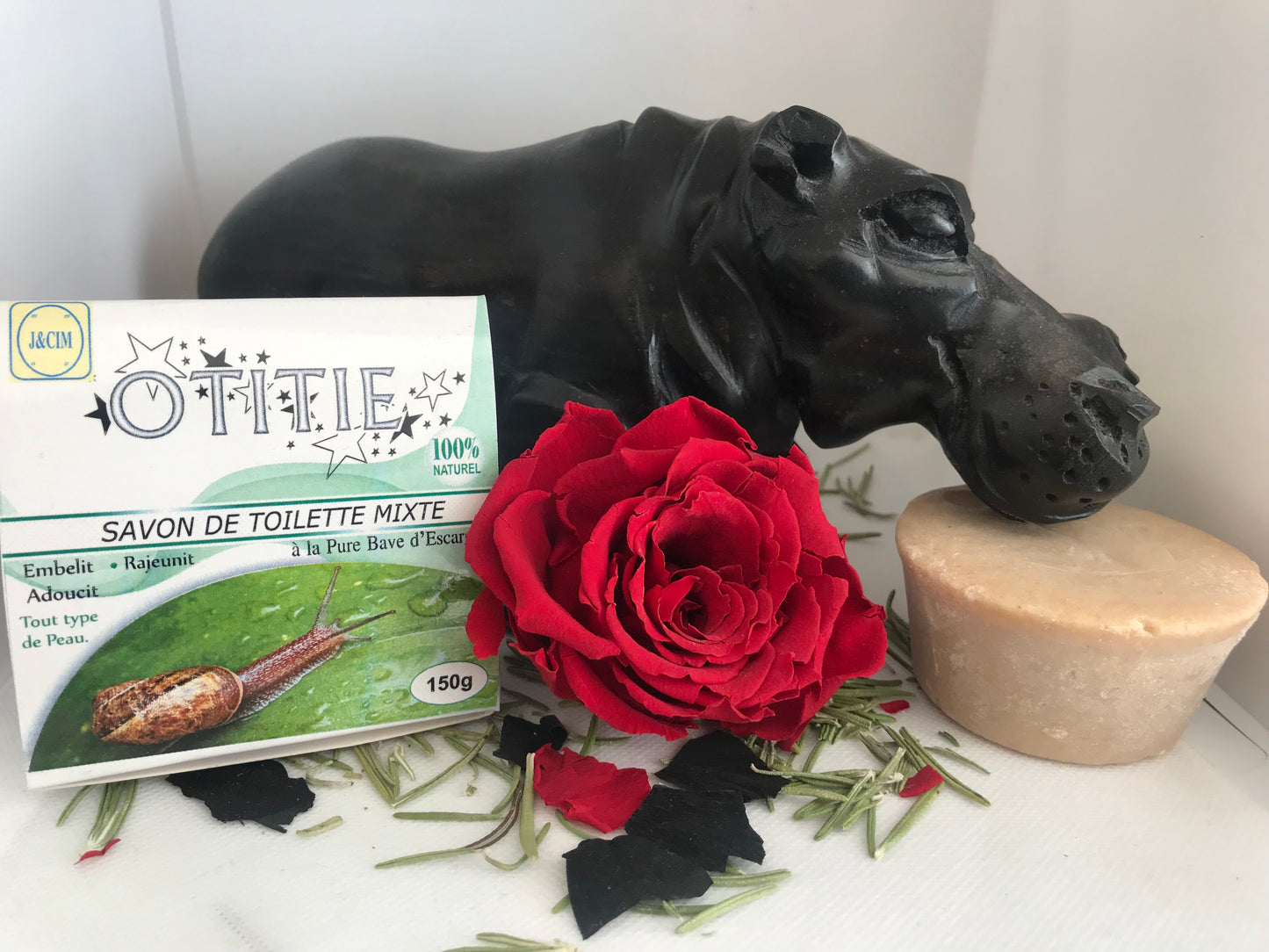 Pain de savon à la bave d'escargot