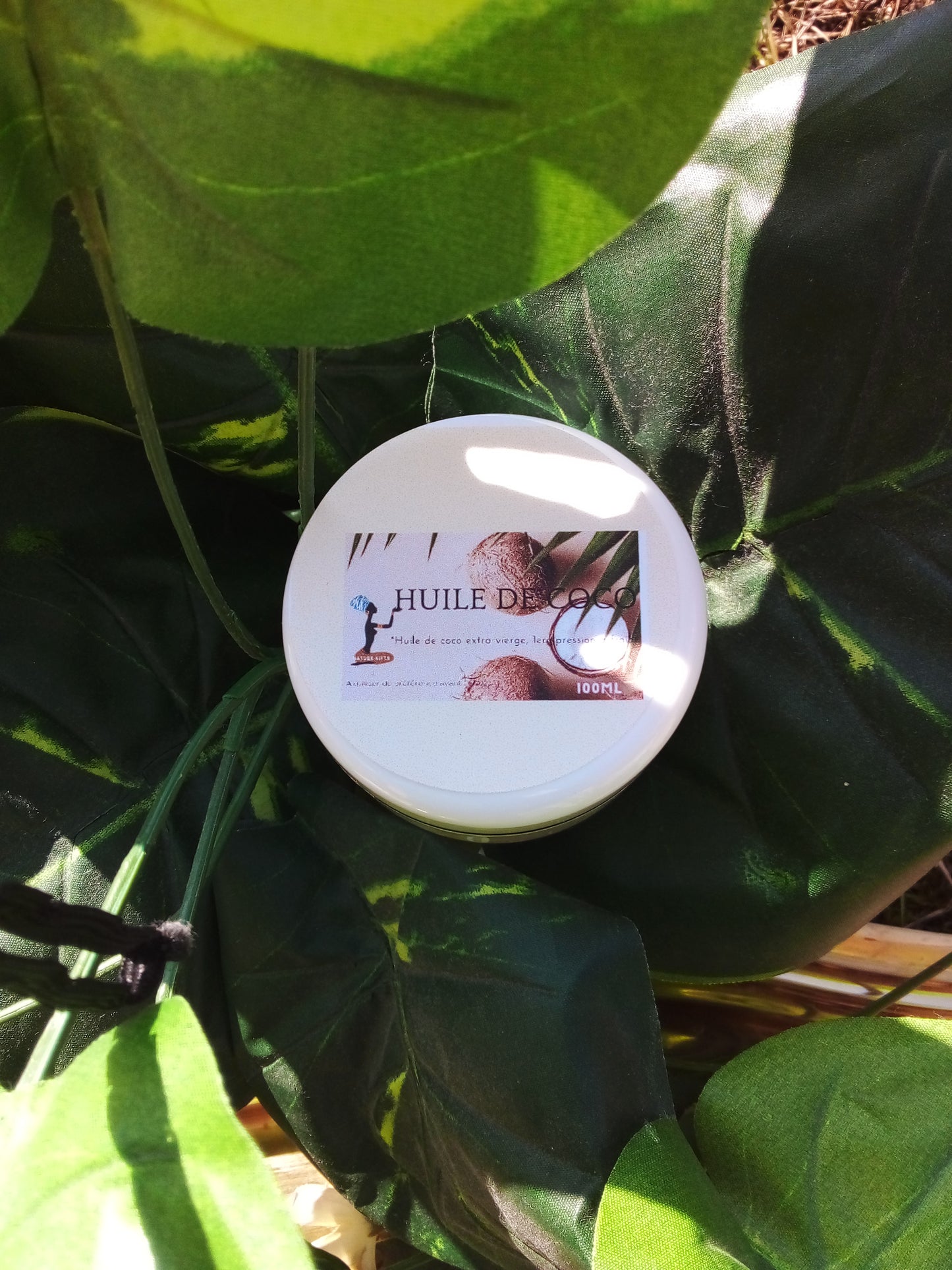 Huile de coco brut